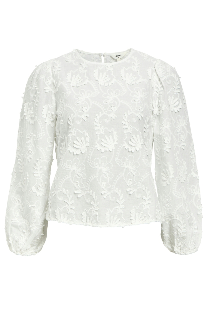 OBJMYA RE L/S TOP NOOS 23046020 Cloud Dancer