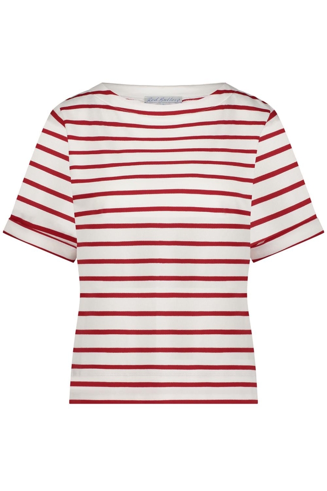 TERRY STRIPE SHORT SLEEVE SRB4528 44 RED