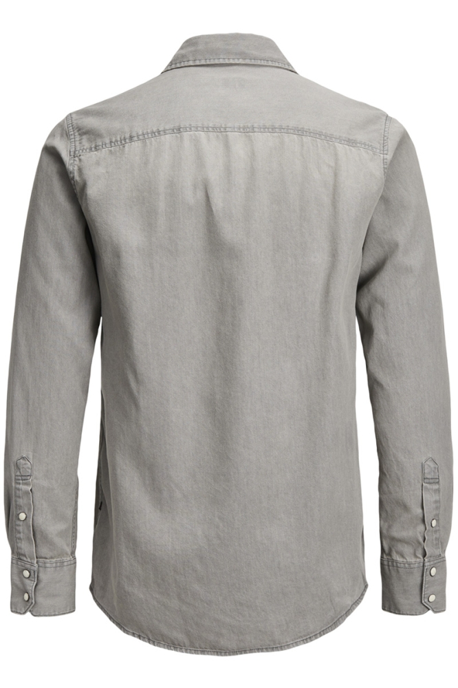 JJESHERIDAN SHIRT L/S NOOS 12138115 Light Grey Denim/SLIM