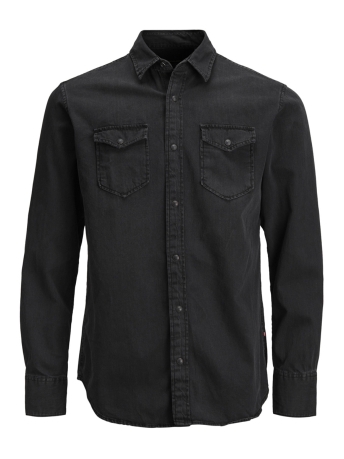 Jack & Jones Overhemd JJESHERIDAN SHIRT L/S NOOS 12138115 Black Denim/SLIM