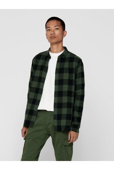 Only & Sons onsgudmund ls checked shirt noos