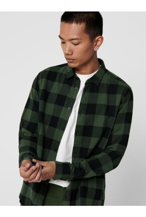 Only & Sons onsgudmund ls checked shirt noos