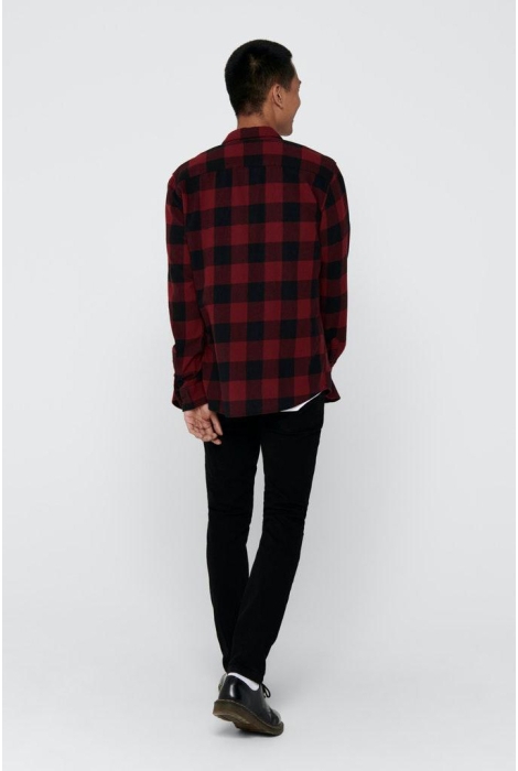 Only & Sons onsgudmund life ls checked shirt n