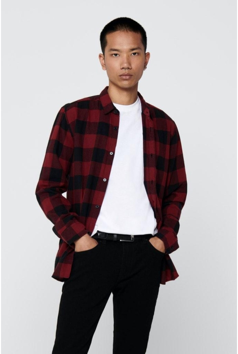 Only & Sons onsgudmund life ls checked shirt n