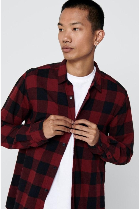 Only & Sons onsgudmund life ls checked shirt n