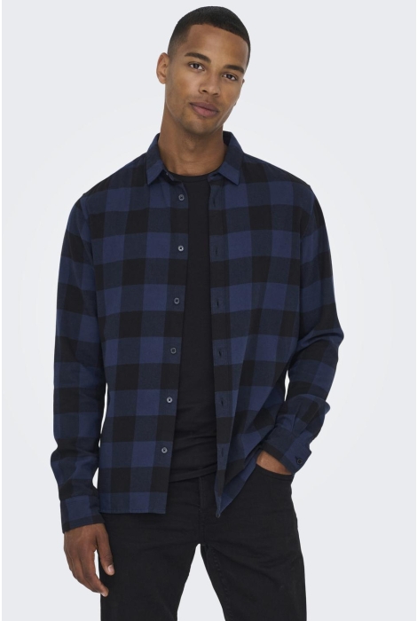 Only & Sons onsgudmund life ls checked shirt n