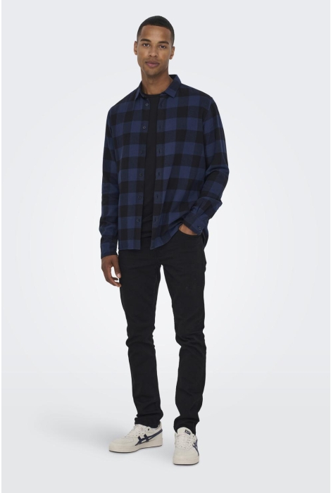 Only & Sons onsgudmund life ls checked shirt n