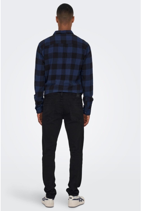 Only & Sons onsgudmund life ls checked shirt n