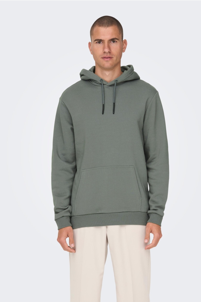 ONSCERES LIFE HOODIE SWEAT NOOS 22018685 CASTOR GRAY