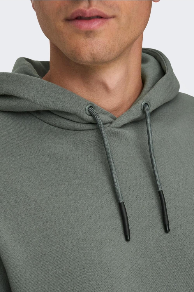 ONSCERES LIFE HOODIE SWEAT NOOS 22018685 CASTOR GRAY