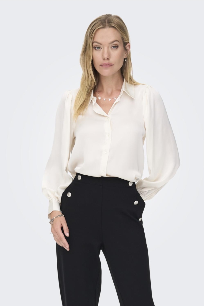 ONLZORA LS PUFF DNM SHIRT WVN 15236938 Macadamia