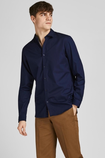 Jack & Jones Overhemd JPRBLACARDIFF SHIRT L/S NOOS 12201905 Navy Blazer/SLIM FIT