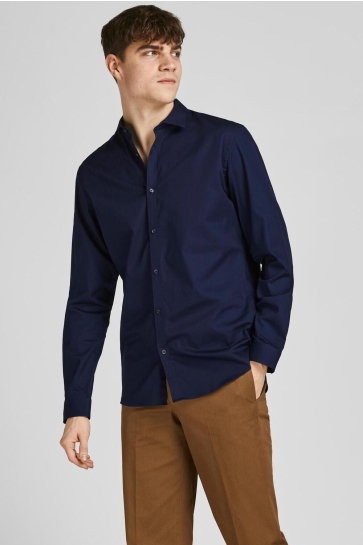 Jack & Jones Overhemd JPRBLACARDIFF SHIRT L/S NOOS 12201905 Navy Blazer/SLIM FIT