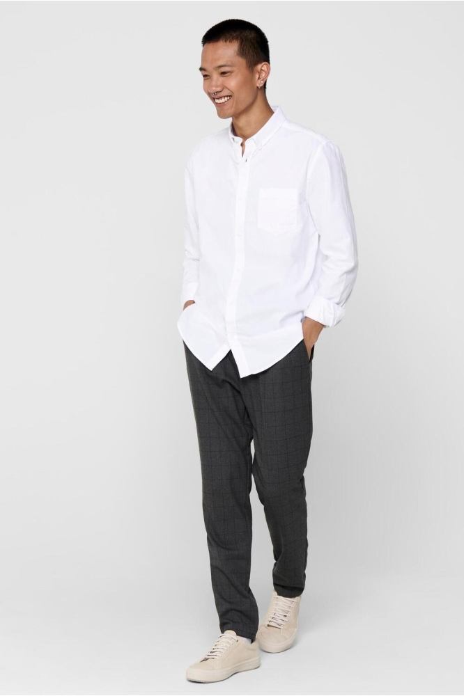 ONSALVARO LS OXFORD SHIRT 22006479 White