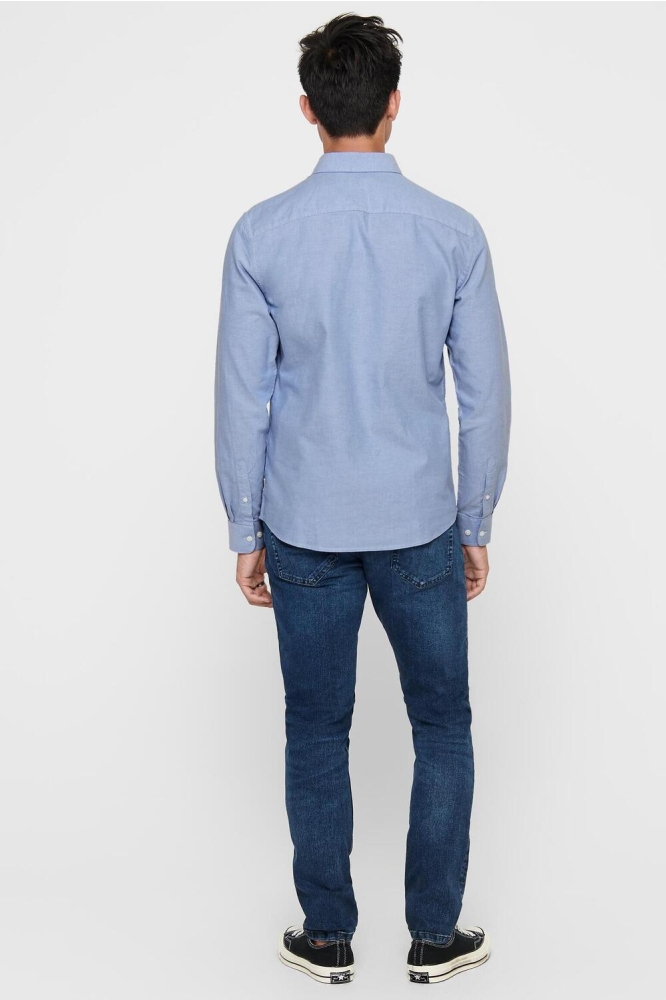 ONSALVARO LS OXFORD SHIRT 22006479 Cashmere Blue