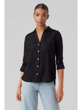 Vero Moda Blouse VMBUMPY L/S SHIRT NEW NOOS 10275283 Black