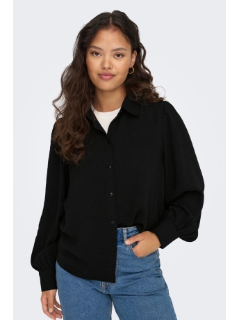 Jacqueline de Yong Blouse JDYDIVYA L/S SHIRT WVN 15283183 BLACK