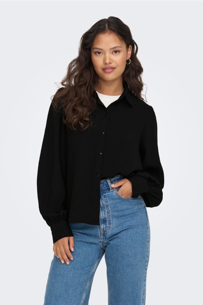 JDYDIVYA L/S SHIRT WVN 15283183 BLACK