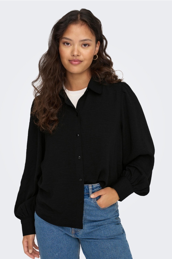 JDYDIVYA L/S SHIRT WVN 15283183 BLACK