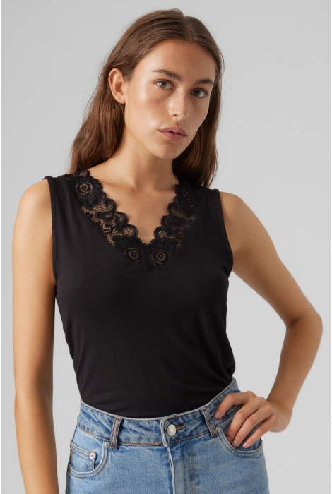 Vero Moda vmrosa sl v-neck top jrs noos