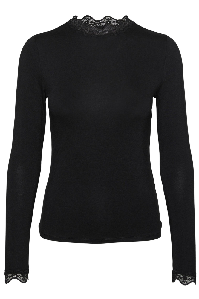 VMROSA LS HIGHNECK TOP JRS NOOS 10295141 Black