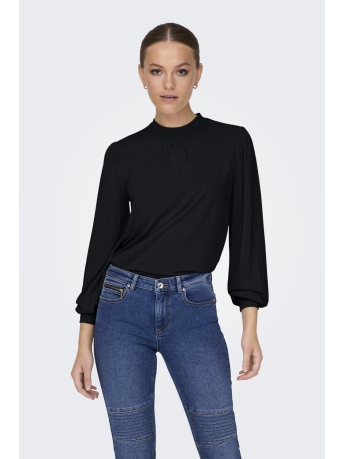 Only Blouse ONLFREE LIFE L/S MODAL HIGHNECK TOP 15303795 Black