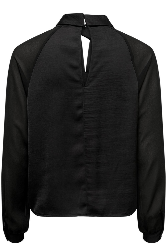 JDYURBA L/S KNOT DETAIL TOP WVN 15308467 Black