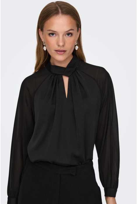 Jacqueline de Yong jdyurba l/s knot detail top wvn