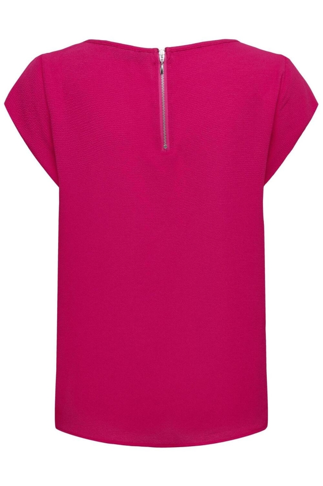 noos only top solid 15142784 cerise onlvic t-shirt ptm s/s