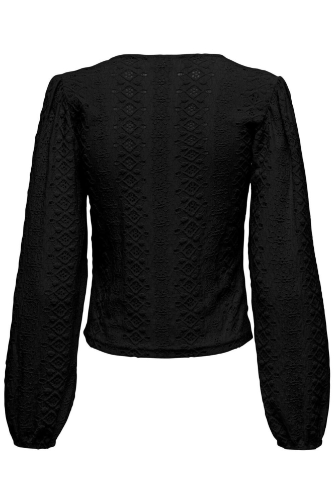 JDYDASHEL L/S LACE TOP JRS 15297383 Black