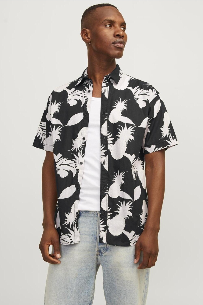 JORJOSHUA ARUBA AOP SHIRT SS 12255196 TAP SHOE