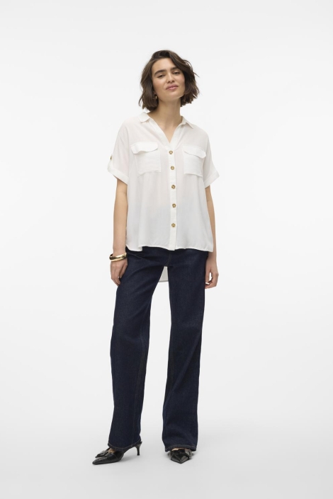 Vero Moda vmbumpy s/s shirt wvn ga noos