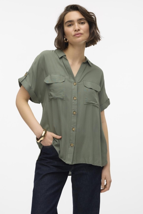 Vero Moda vmbumpy s/s shirt wvn ga noos