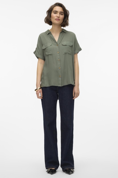 Vero Moda vmbumpy s/s shirt wvn ga noos