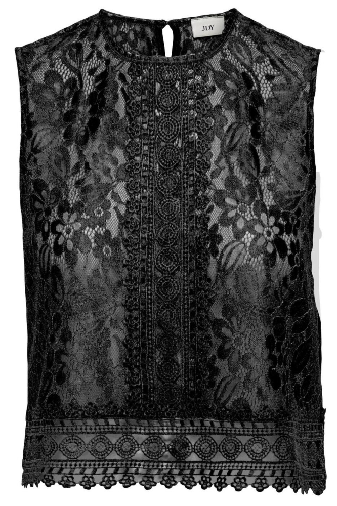 JDYMALOU S/L LACE TOP JRS 15325199 BLACK