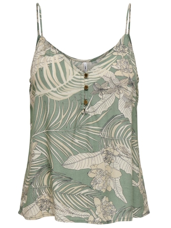 Only Top ONLPALINA LIFE SINGLET PTM 15324506 Hedge Green/Lovely pal
