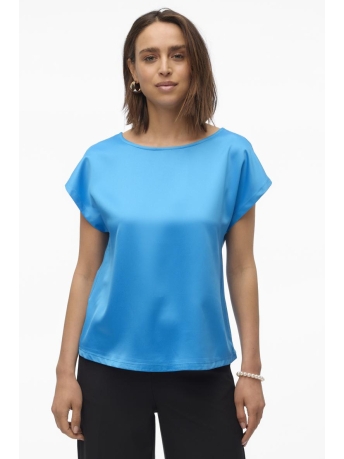 Vero Moda T-shirt VMMERLE MIX TOP WVN GA NOOS 10305151 IBIZA BLUE