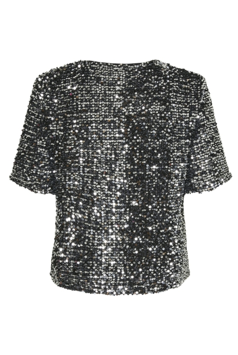 Pieces pcserena sequin ss o-neck top mm