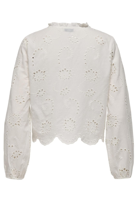 Jacqueline de Yong jdyditte l/s embroderie short shirt