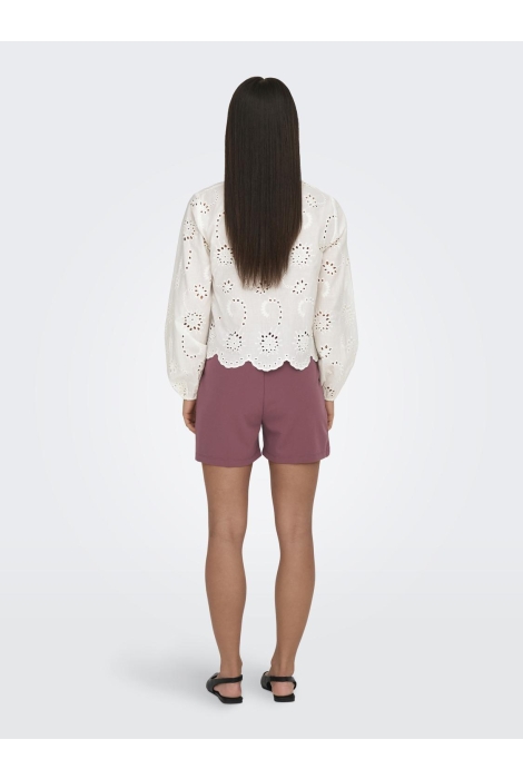 Jacqueline de Yong jdyditte l/s embroderie short shirt