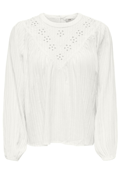 Jacqueline de Yong jdysia l/s embroidery top wvn