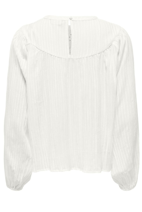 Jacqueline de Yong jdysia l/s embroidery top wvn