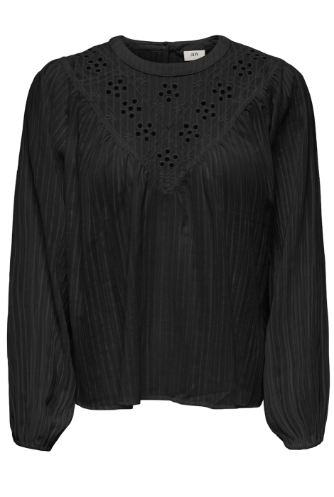 Jacqueline de Yong jdysia l/s embroidery top wvn