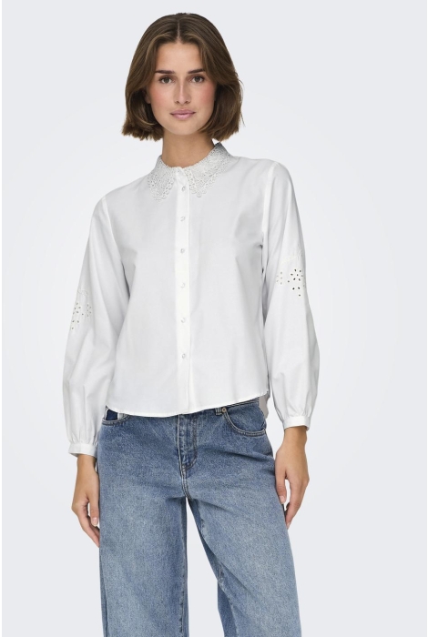 Jacqueline de Yong jdyalex l/s embr shirt wvn