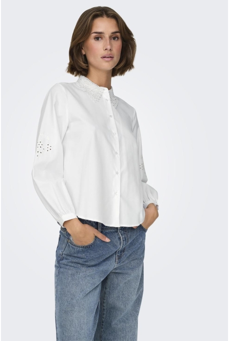 Jacqueline de Yong jdyalex l/s embr shirt wvn