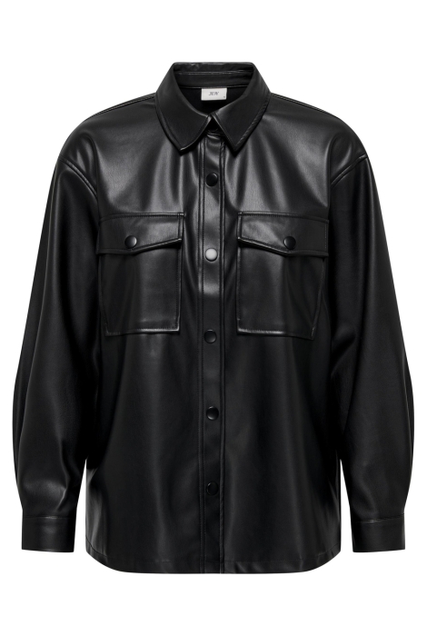 Jacqueline de Yong jdyalaia l/s faux leather shirt pnt