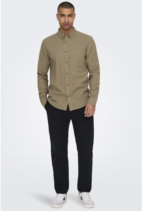 Only & Sons onsgudmund slim 1-pkt solid shirt n