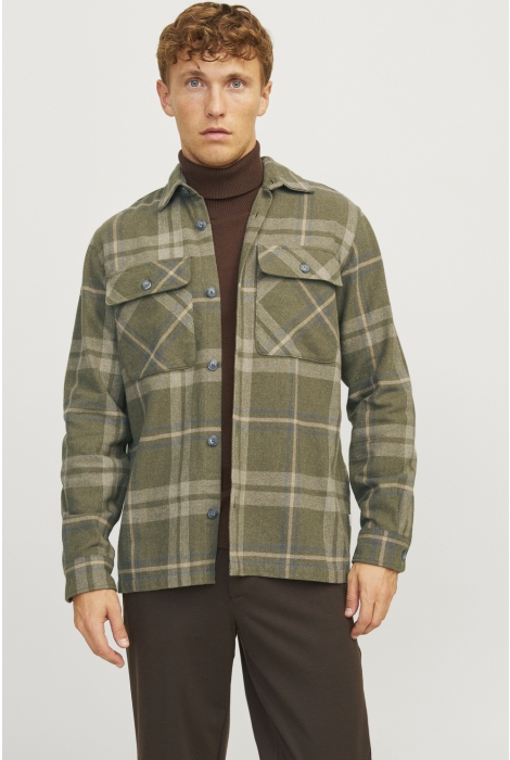 Jack & Jones jprraymond melange check ls overshi