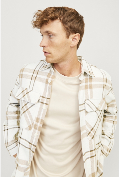 Jack & Jones jprraymond melange check ls overshi