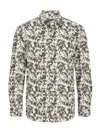 Jack & Jones Overhemd JPRBLAMONACO PRINT SHIRT L/S 12233039 SEA TURTLE